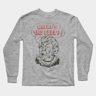 Where's The Beef 1984 Long Sleeve T-Shirt